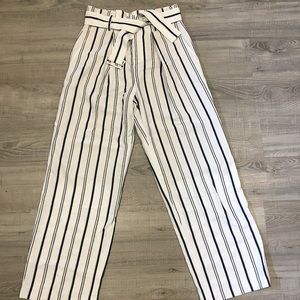 Vince Wide Legged Dress Pant with Front Tie